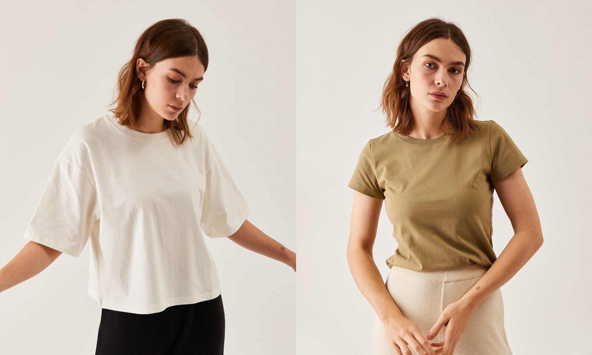 The Slow Label fair sustainable basic t-shirts en tops